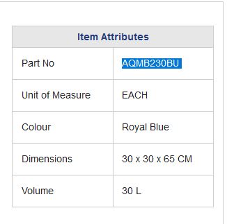 Waterproof Backpack – 30L Royal Blue