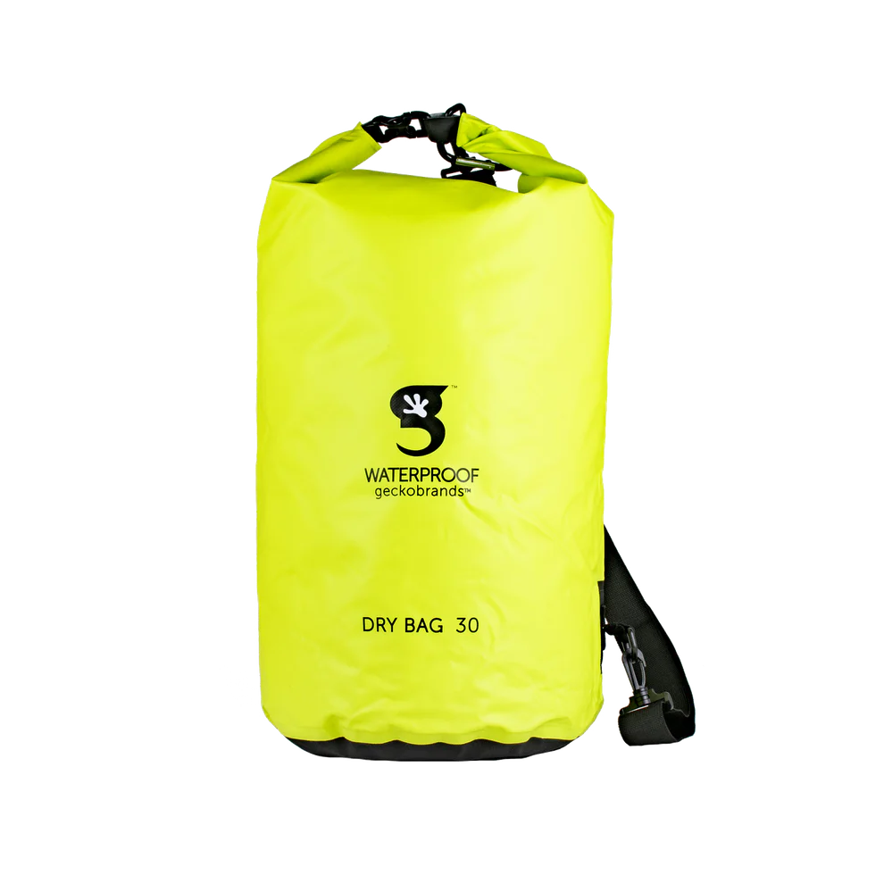 TARPAULIN DRY BAG - GeckoBrands 30L Neon Green