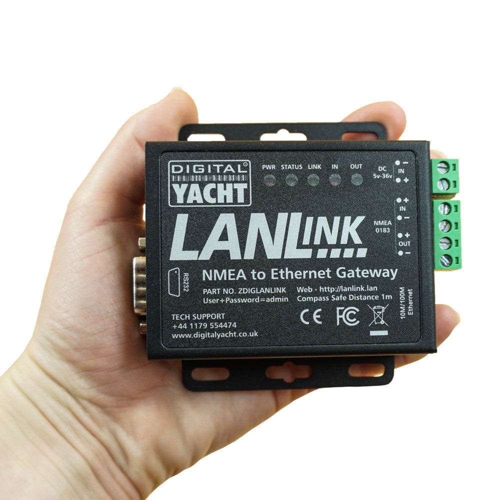 LANLink – NMEA to Ethernet - NMEA2000