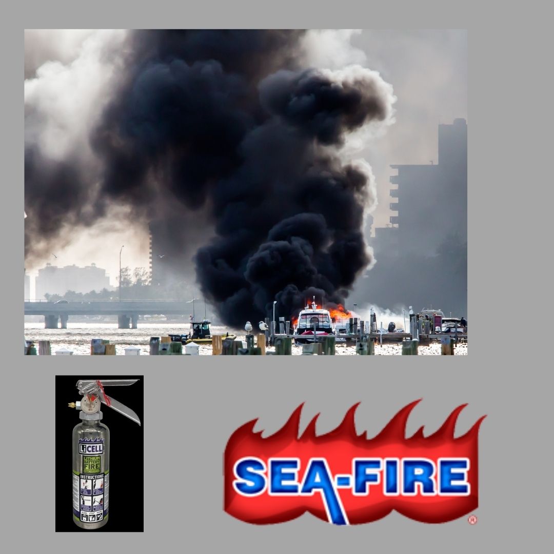 LITHIUM Battery Fire Extinguisher LiCELL - AH009 9L AVD - Sea-Fire
