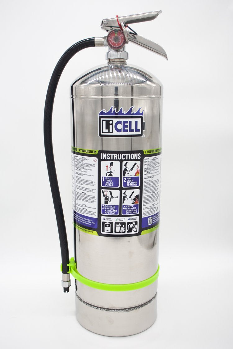 LiCELL - AH009 9L AVD - Lithium Battery Fire Extinguisher - Sea-Fire - SPECIAL ORDER