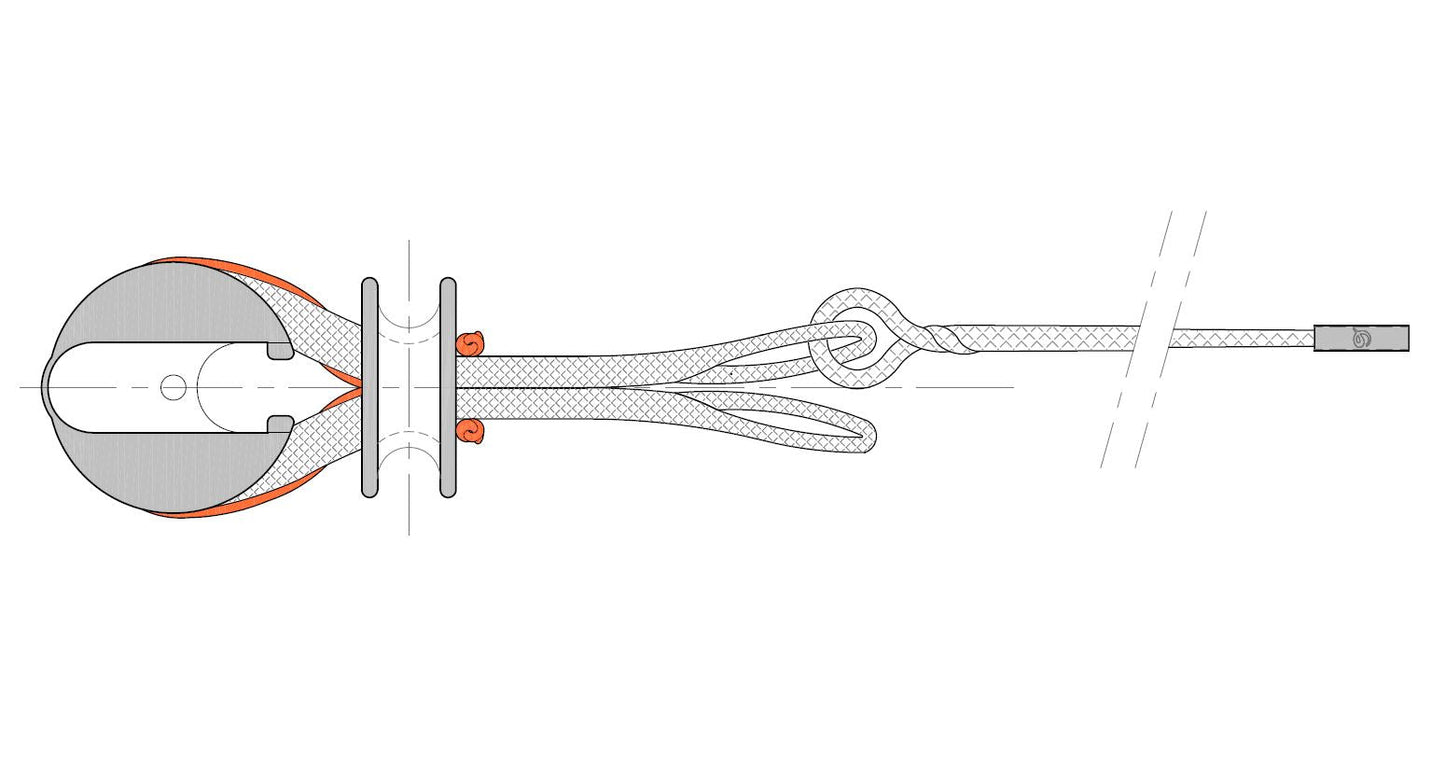 Bowsprit Pulley NUB - Dyneema® Spi 4 Nub®