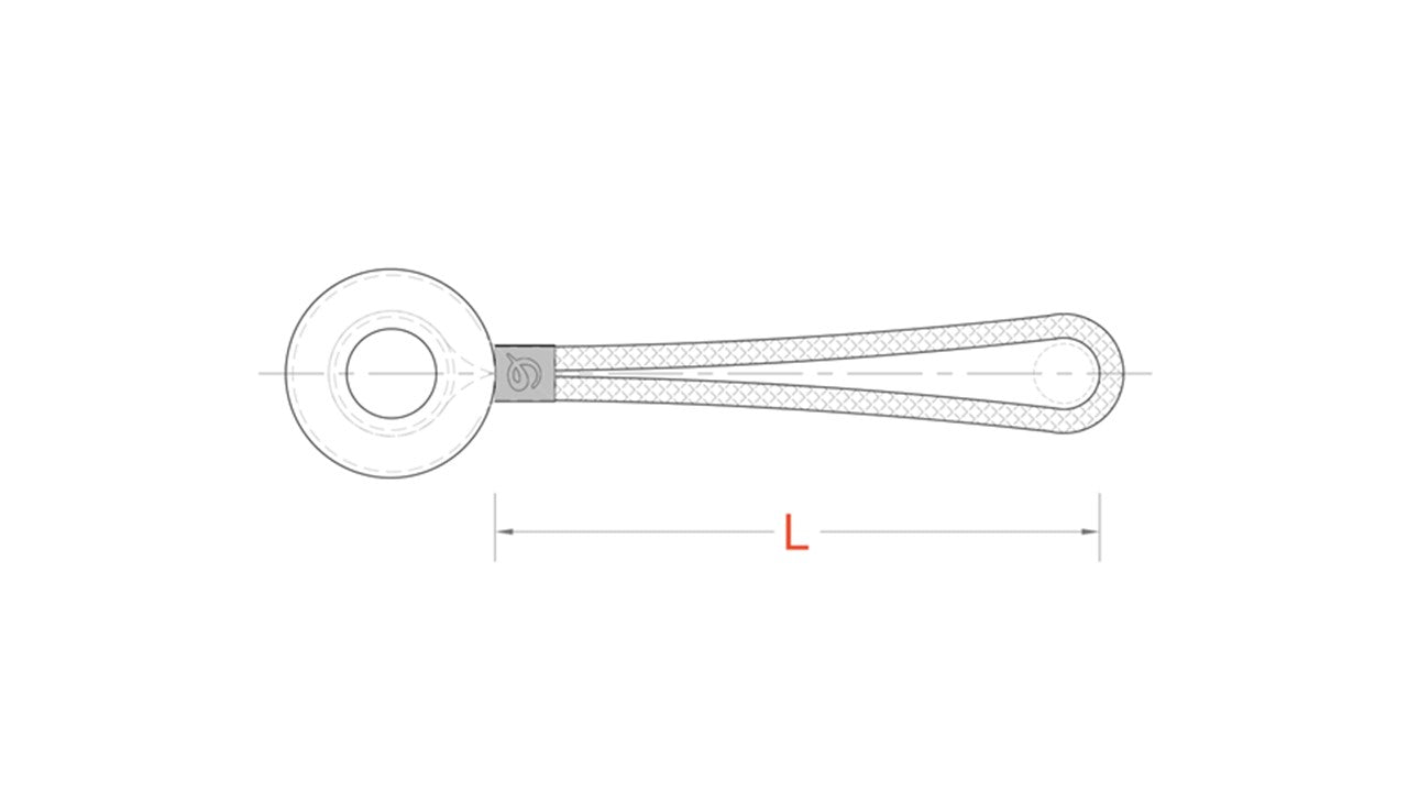Loop and Ring « Textile Strop with Ring » (Closed Dynamic Ring)