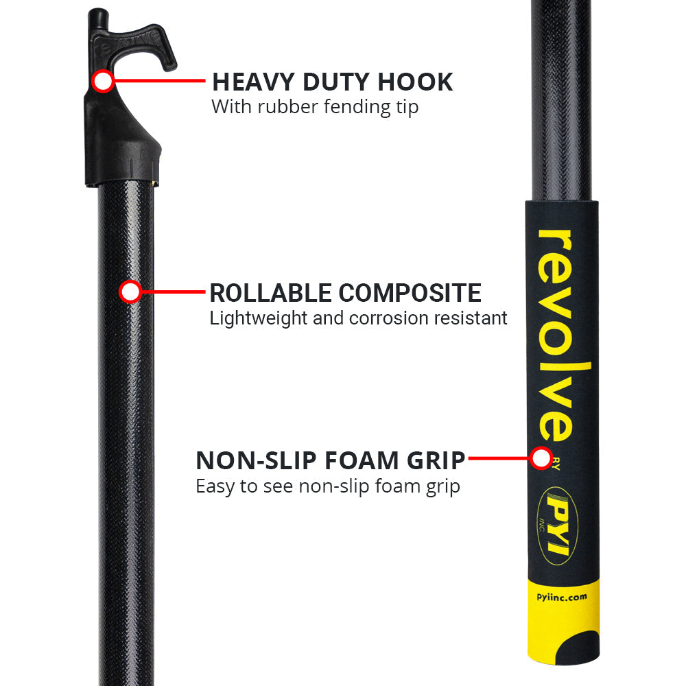Revolve Boat Hook - Rollable Composite Boat Hook - PYI