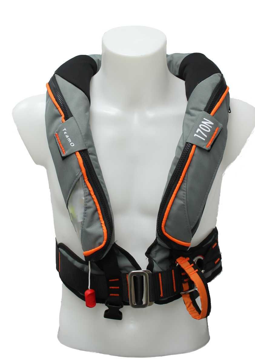 170N BackTow inflatable PFD in Grey