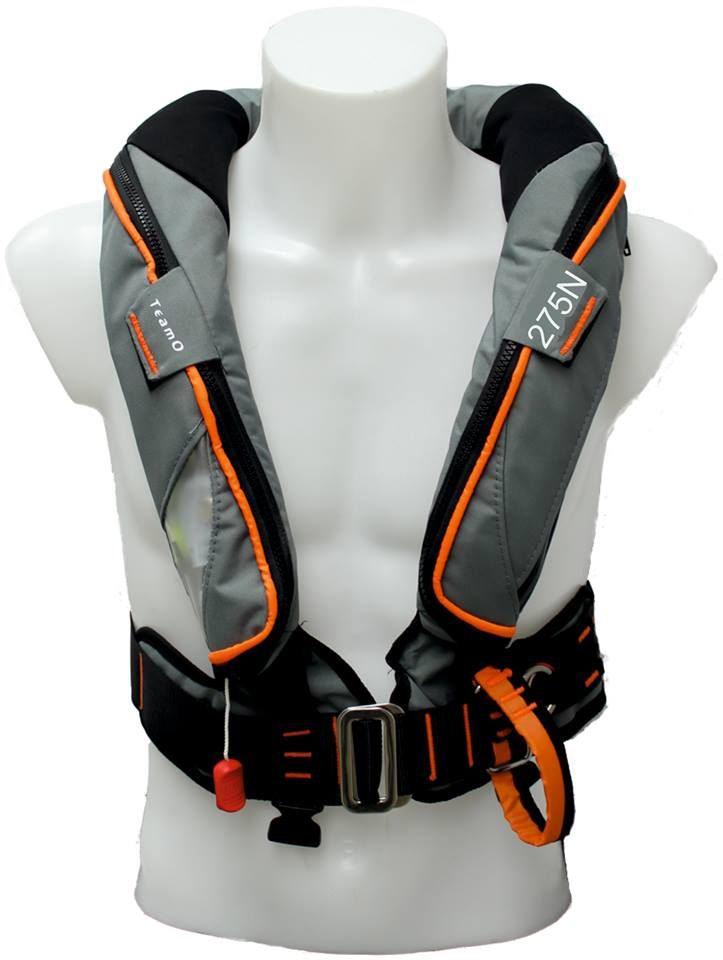 275N BackTow inflatable PFD in Grey