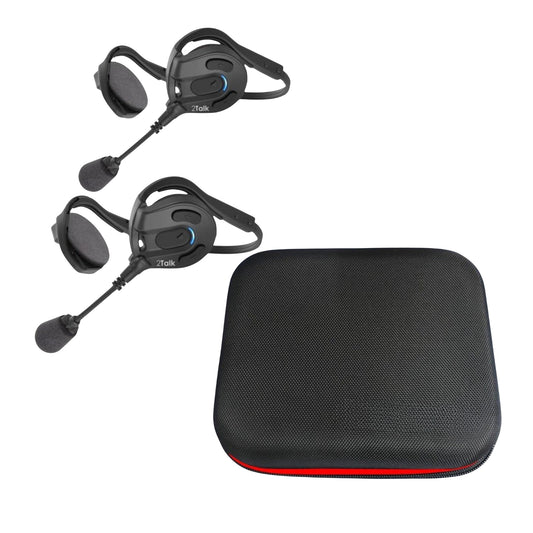 Pair of 2Talk Bluetooth Headsets for Boaters - Marriage Savers for Communication