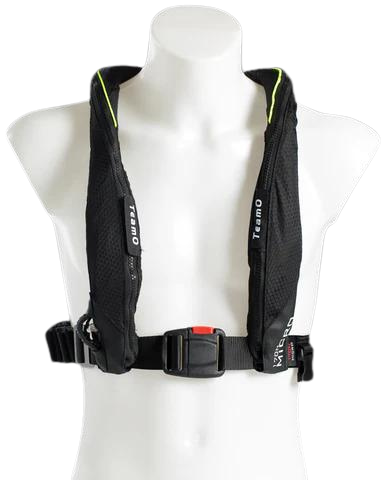 Black and Yellow Teamo Micro Inflatable PFD _Ultra Light weight