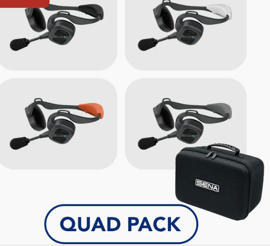 NAUTITALK BOSUN Waterproof Floating Headset Quad Pack