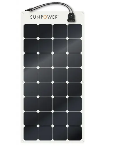 SunPower E-Flex 100W Semi-Flexible Solar Panel – Built for Boats
