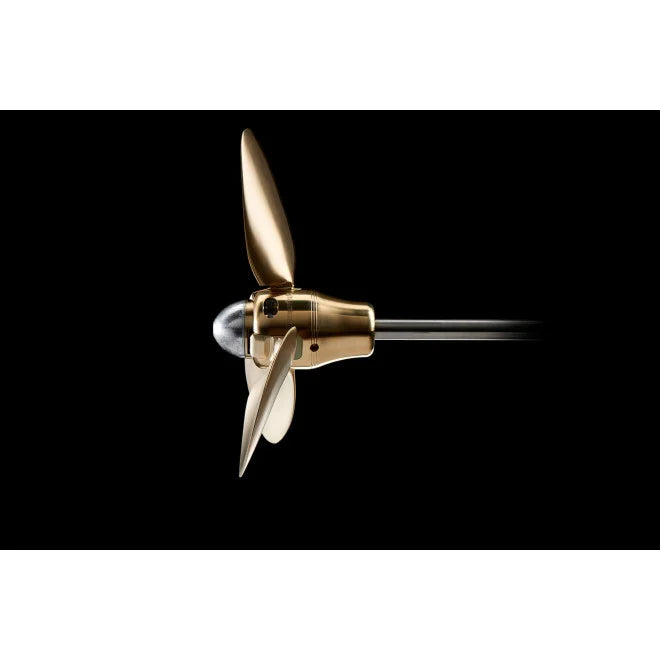 Flexofold 3 Blade Propeller - Folding Prop  picture from side view - Marine propellers