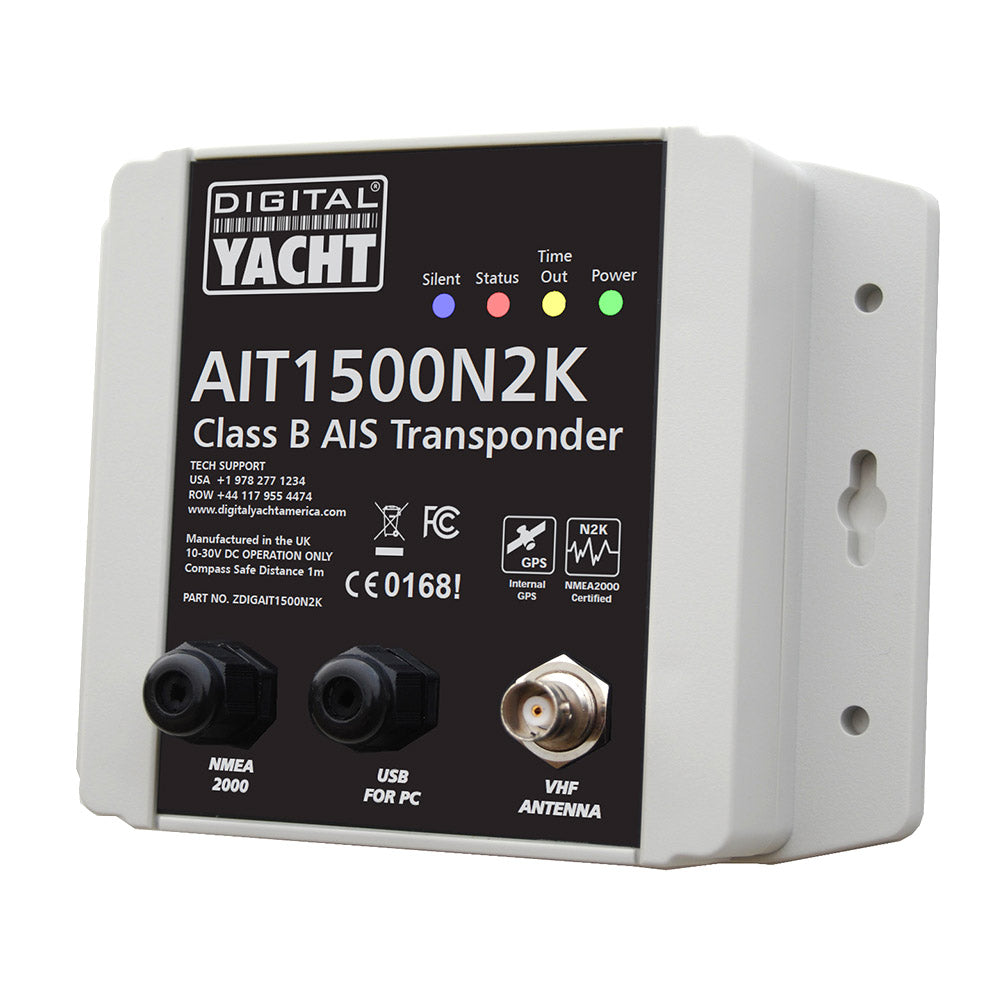 AIT1500 Class B Transponder with Int GPS Ant (NMEA 2000) - Digital Yacht
