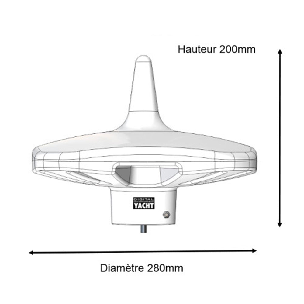 DTV100 MARINE HD TV/FM ANTENNA