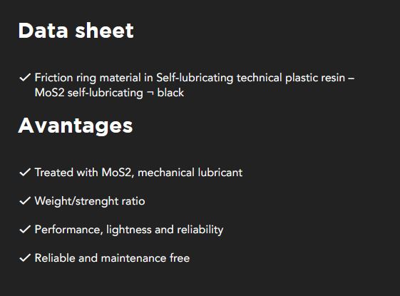Friction Ring - Resin Ring Sizes (FR10, FR14, FR20)