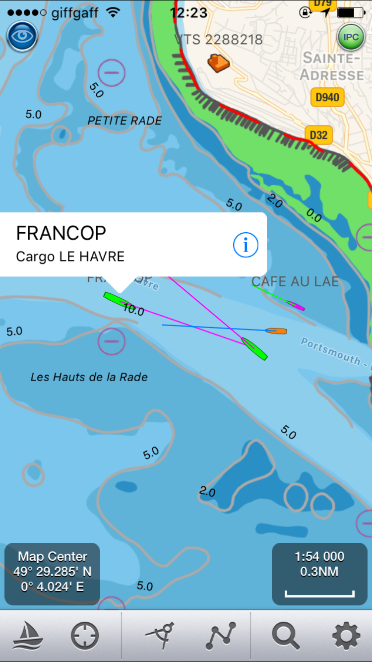Indie Marine Canada Software App: NavLink