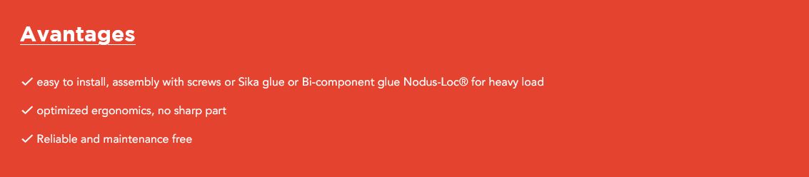 Textile Cleat Nodus Pad-Line®