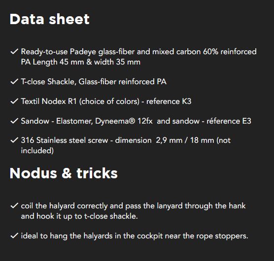 Textile Cleat Nodus Pad-Line®