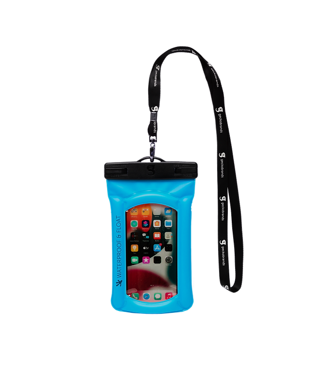 Float Phone Dry Bag - Geckbrands - Neon Blue