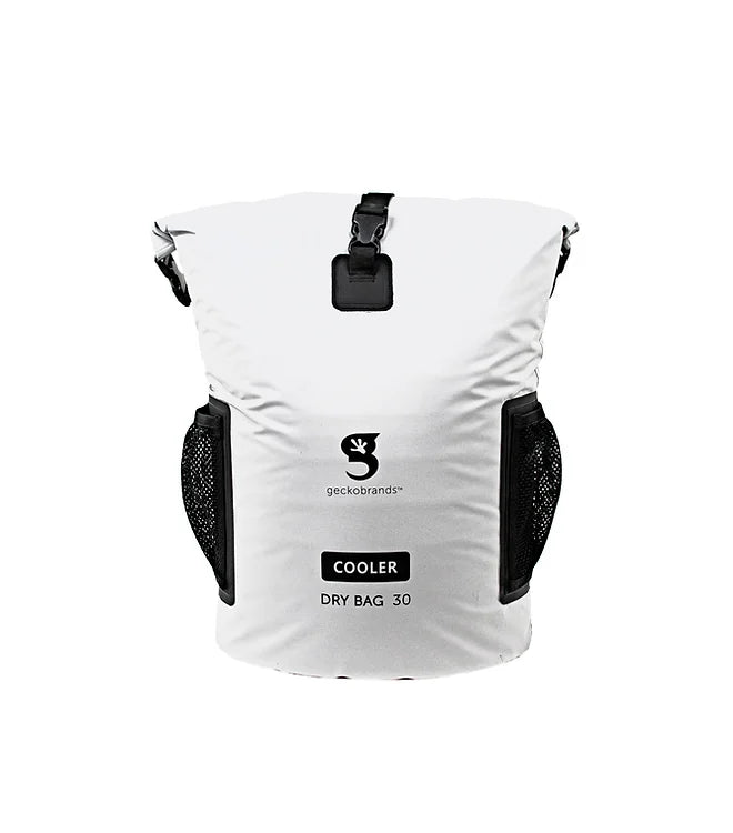 Backpack Dry Bag Cooler- Geckobrands - White