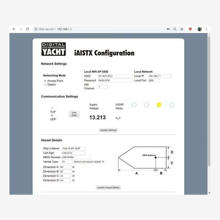 Iaistx - Ais Class B Wireless Transponder