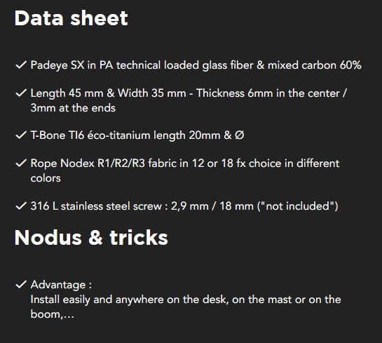 Nodus-Padeye SX®